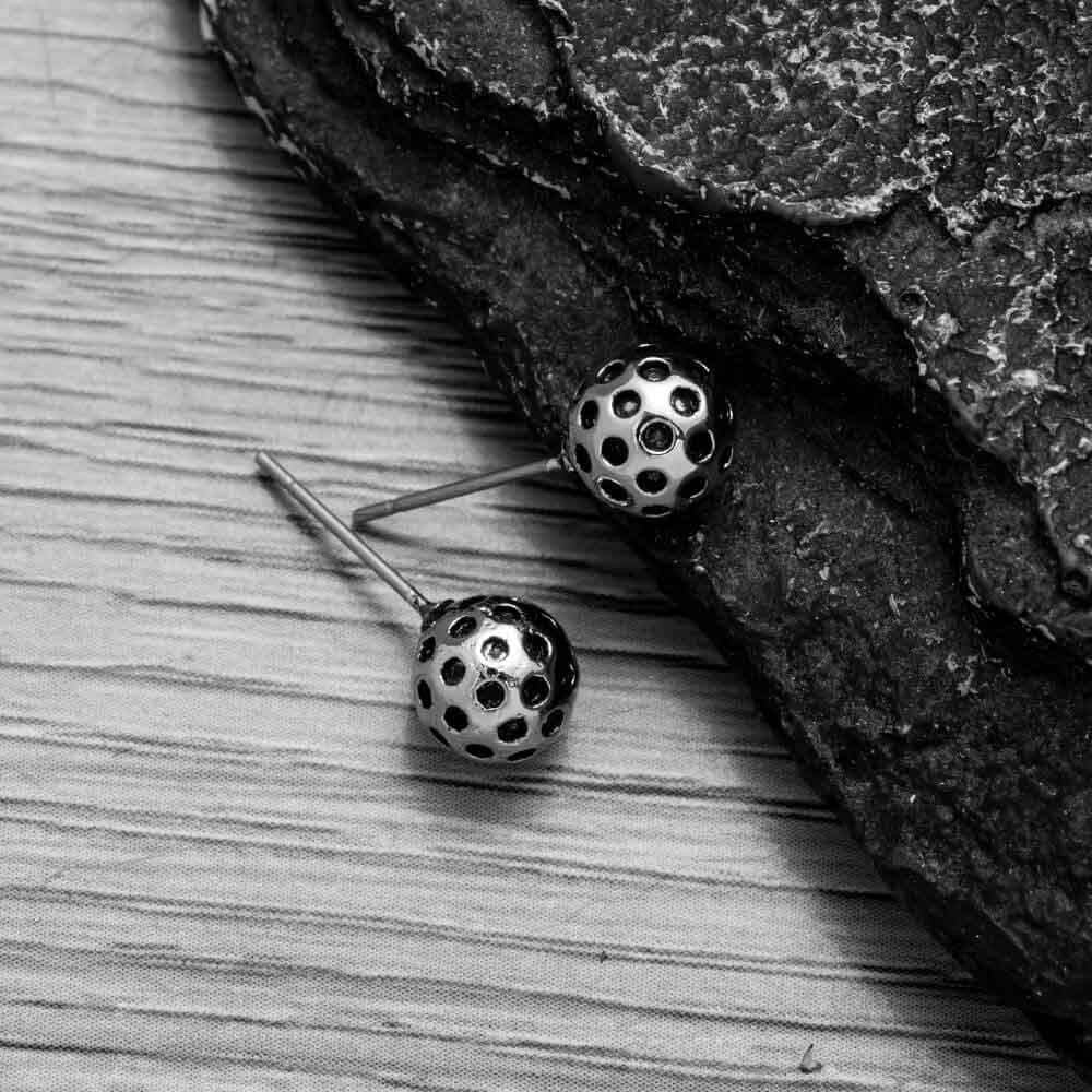 Born to Rally Pickleball Stud Earrings - Pickleball Sports Everyday