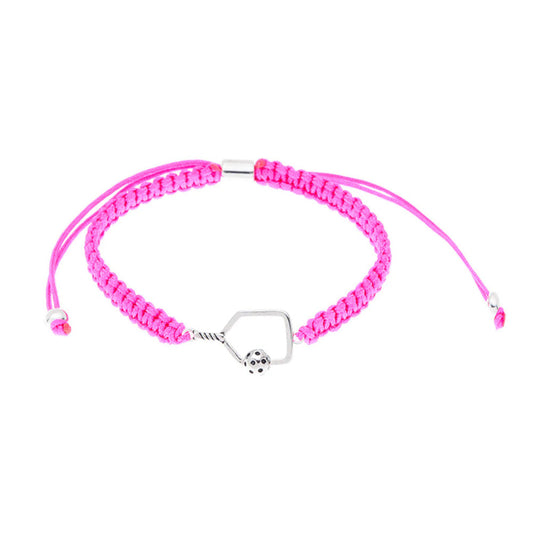 Born to Rally Pickleball Paddle Adjustable Rope Bracelet - Pickleball Sports Hot Sale