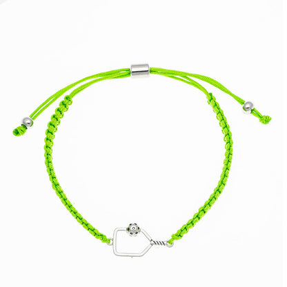 Born to Rally Pickleball Paddle Adjustable Rope Bracelet - Pickleball Sports Hot Sale