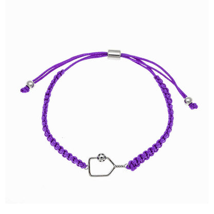 Born to Rally Pickleball Paddle Adjustable Rope Bracelet - Pickleball Sports Hot Sale