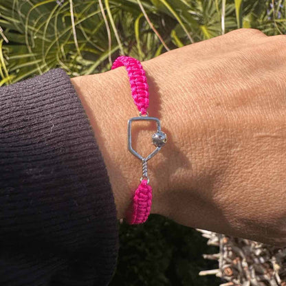 Born to Rally Pickleball Paddle Adjustable Rope Bracelet - Pickleball Sports Hot Sale