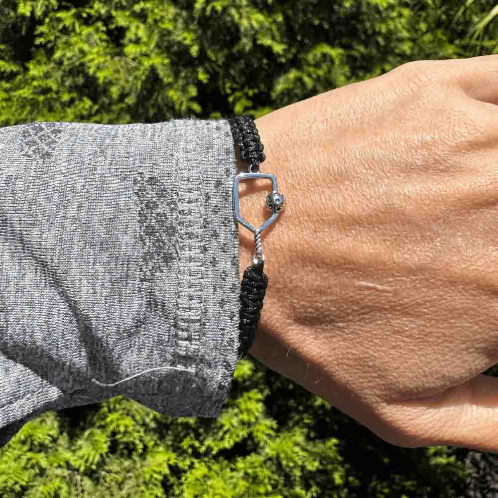 Born to Rally Pickleball Paddle Adjustable Rope Bracelet - Pickleball Sports Hot Sale