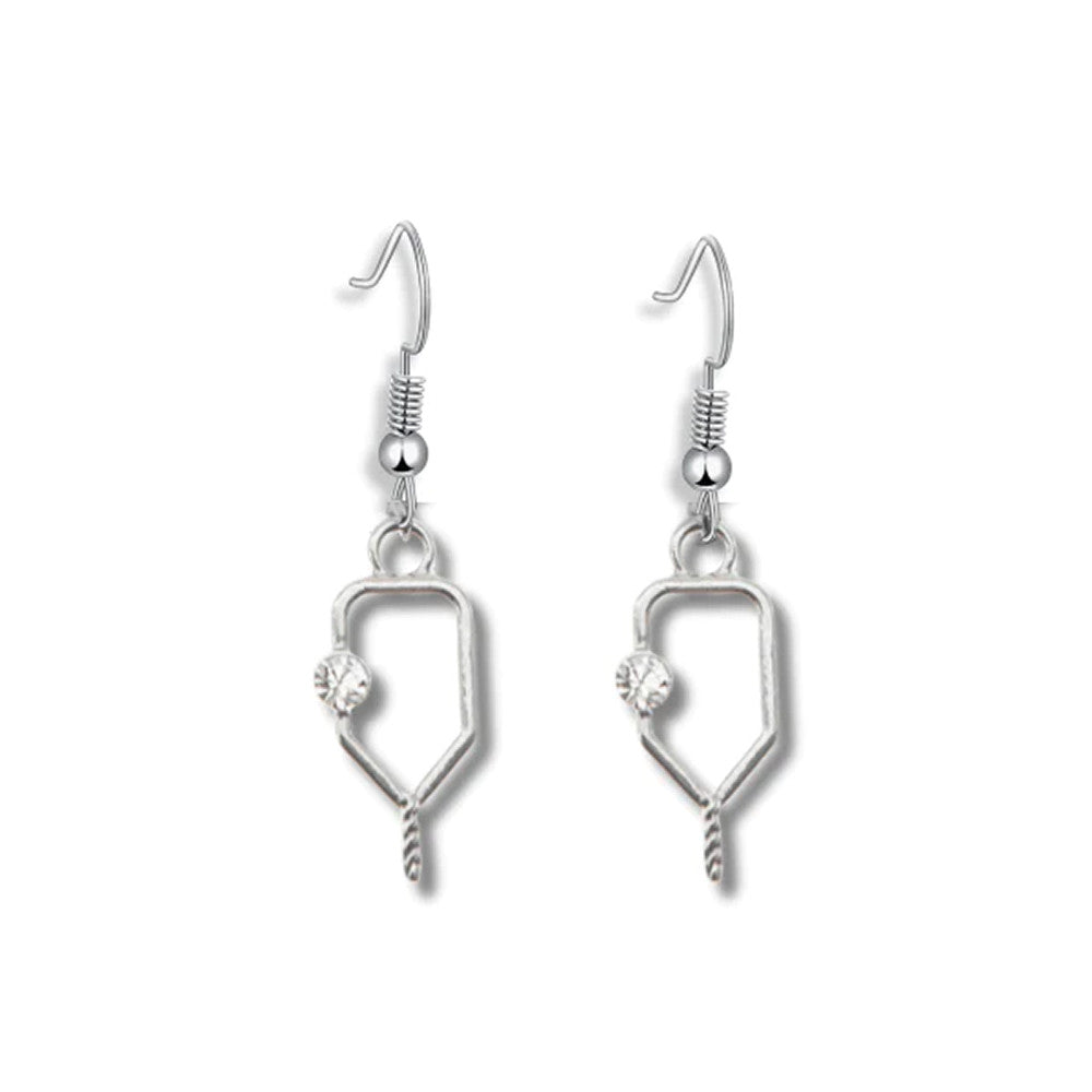 Born to Rally Pickleball Dangle Earrings - Pickleball Sports Popular