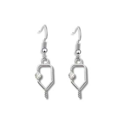 Born to Rally Pickleball Dangle Earrings - Pickleball Sports Popular