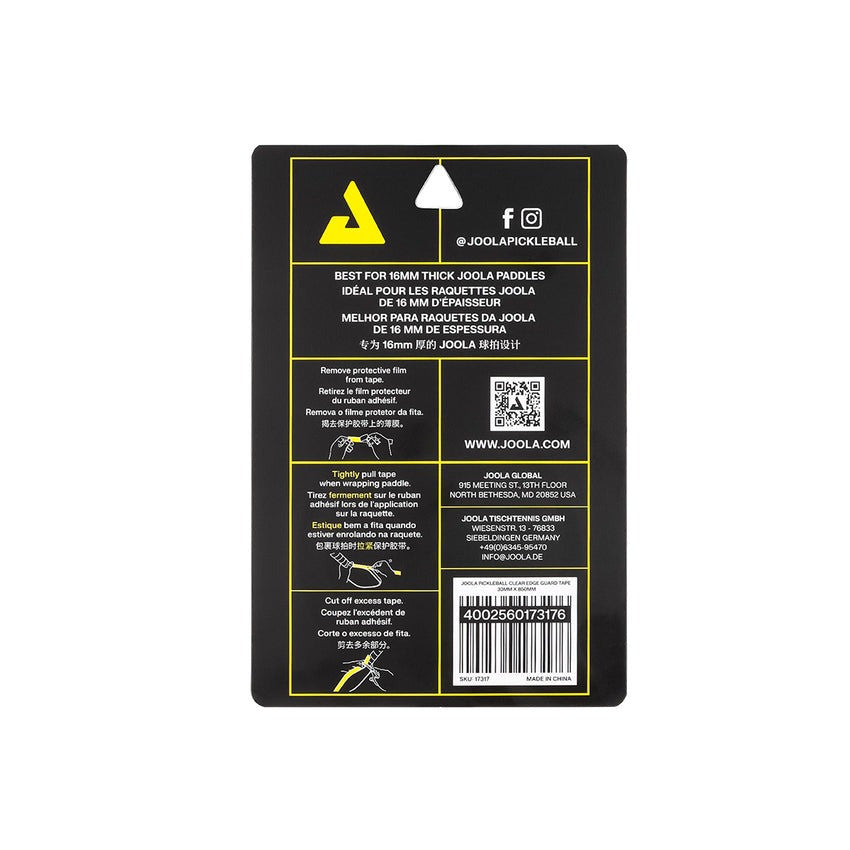 JOOLA Pickleball Clear Edge Guard Tape - Pickleball Sports Featured