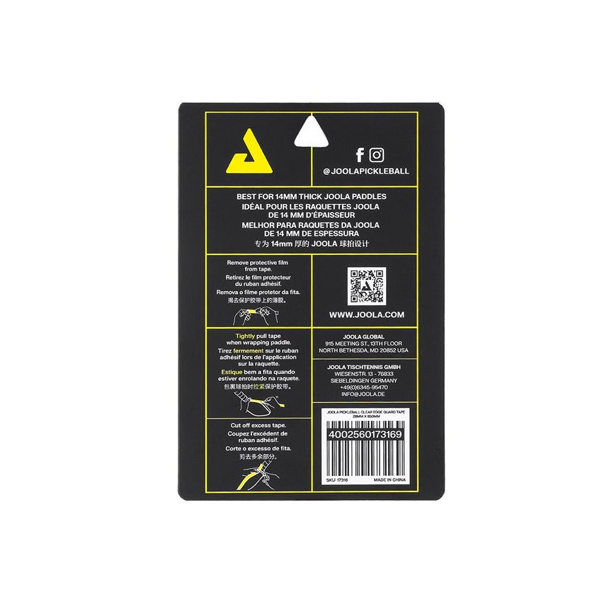 JOOLA Pickleball Clear Edge Guard Tape - Pickleball Sports Featured