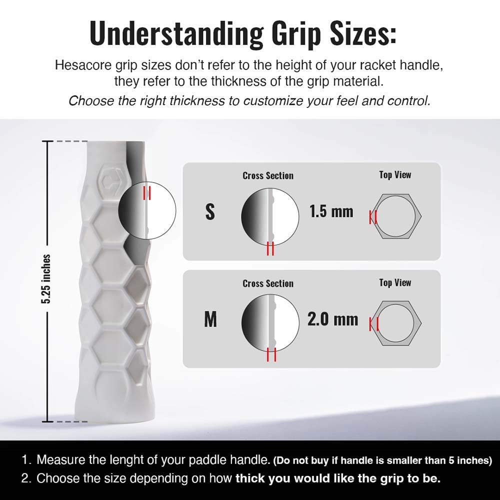 Hesacore Pickleball Grip - Pickleball Sports Featured