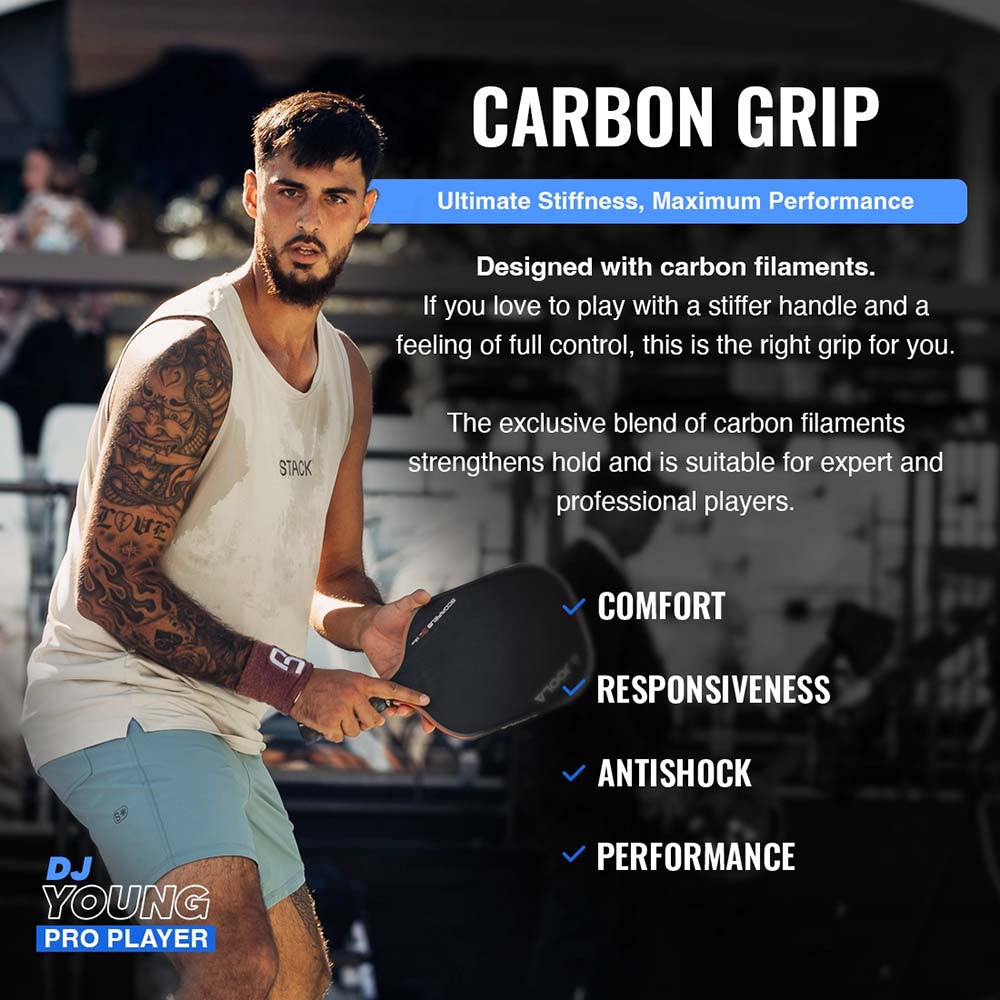 Hesacore Pickleball Carbon Grip - Pickleball Sports Smart Buy