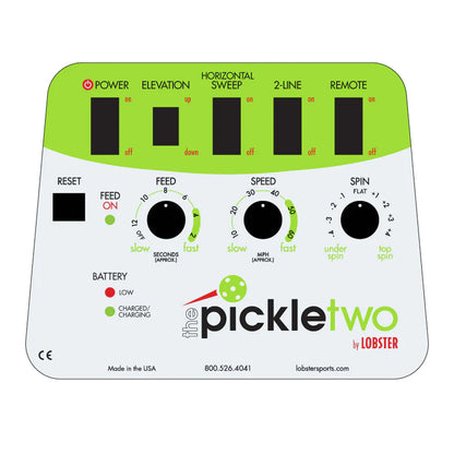 The Pickle Two Ball Machine by Lobster - Pickleball Sports Trending