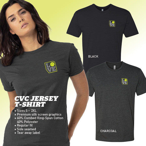 ZER002 PB Love T-Shirt - Unisex - Pickleball Sports Latest