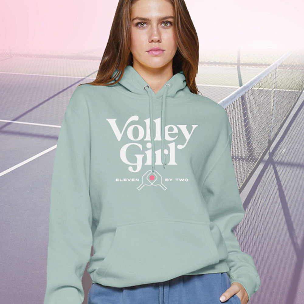 ZER002 Volley Girl Hooded Sweatshirt - Unisex - Pickleball Sports Best Seller