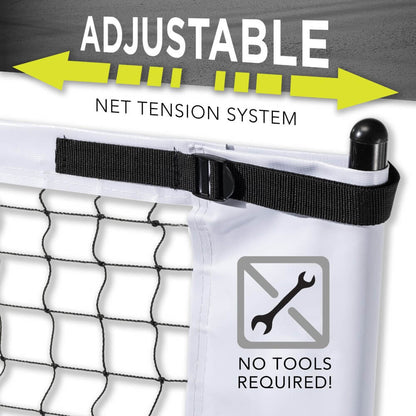 Franklin Portable Pickleball Net System with Wheels - Pickleball Sports Top Pick