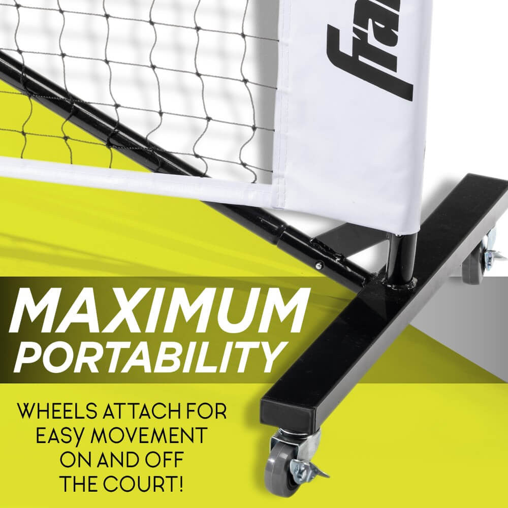 Franklin Portable Pickleball Net System with Wheels - Pickleball Sports Top Pick