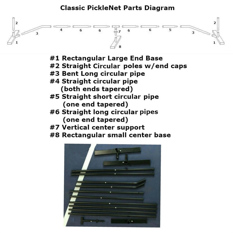 Classic PickleNet Replacement Parts - Pickleball Sports Trusted
