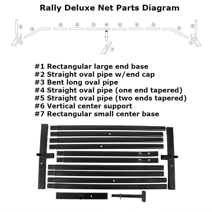 Rally Deluxe Net Replacement - Pickleball Sports Great Value