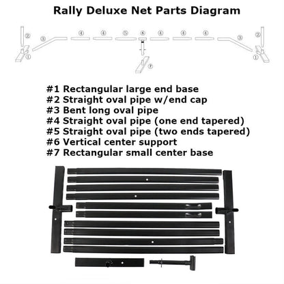 Rally Deluxe Net Replacement - Pickleball Sports Great Value