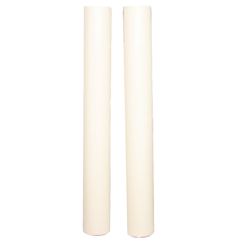PVC Net Post Sleeves Set of 2 with Caps - Pickleball Sports Trusted