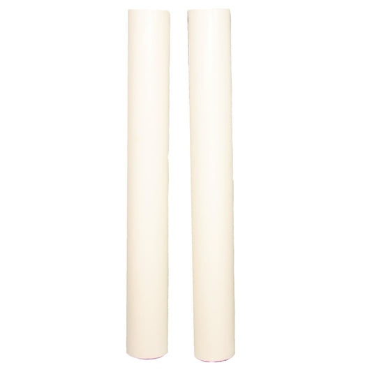 PVC Net Post Sleeves Set of 2 with Caps - Pickleball Sports Trusted