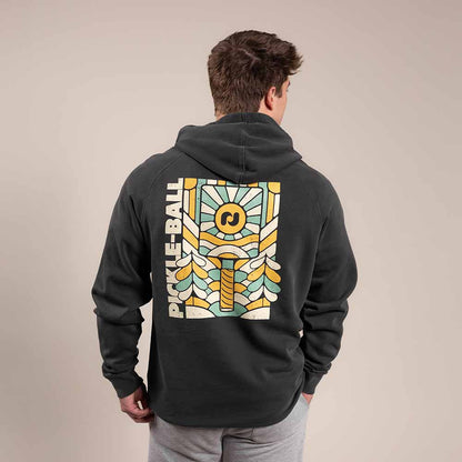 Heritage Pickle-ball Paddle Hooded Sweatshirt - Unisex - Pickleball Sports Best Price