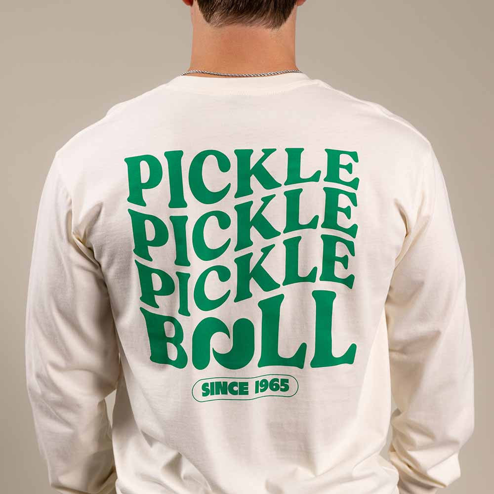 Heritage Pickle Long Sleeve Tee - Unisex Pickleball Shirt - Pickleball Sports Latest