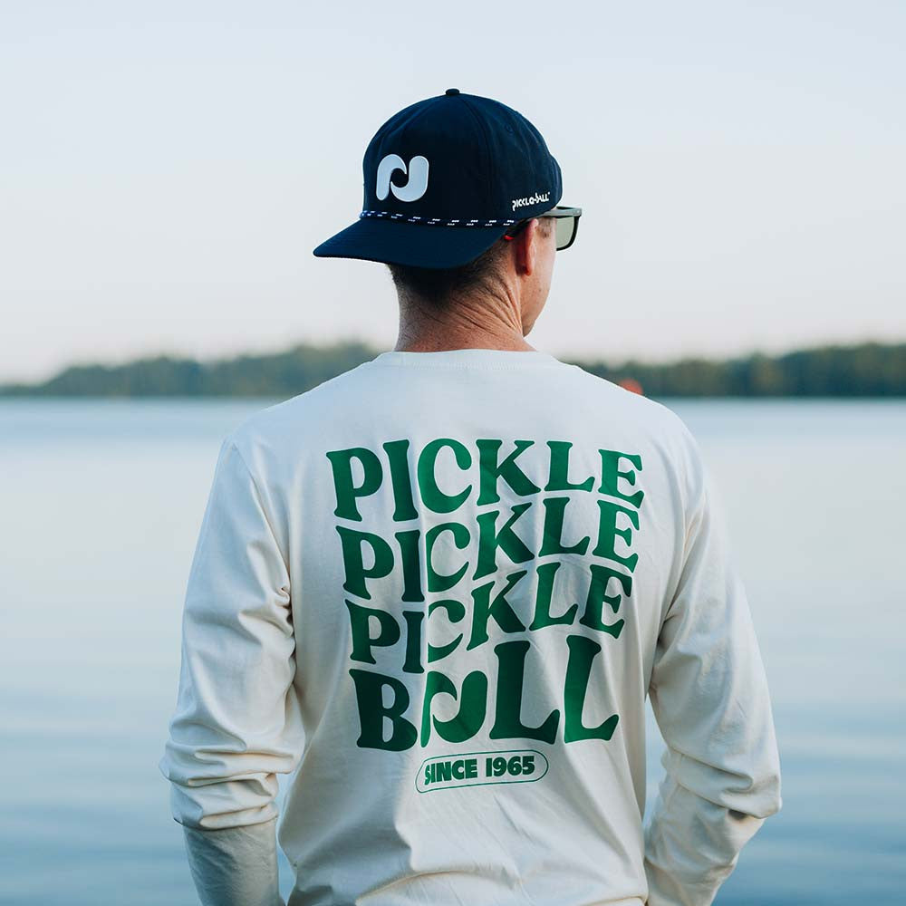 Heritage Pickle Long Sleeve Tee - Unisex Pickleball Shirt - Pickleball Sports Latest