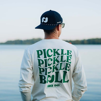 Heritage Pickle Long Sleeve Tee - Unisex Pickleball Shirt - Pickleball Sports Latest