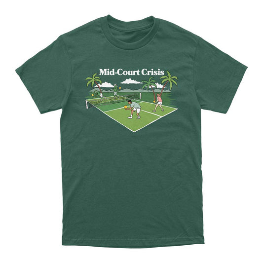 Wallflower Mid Court Crisis T-Shirt - Unisex - Pickleball Sports Quality