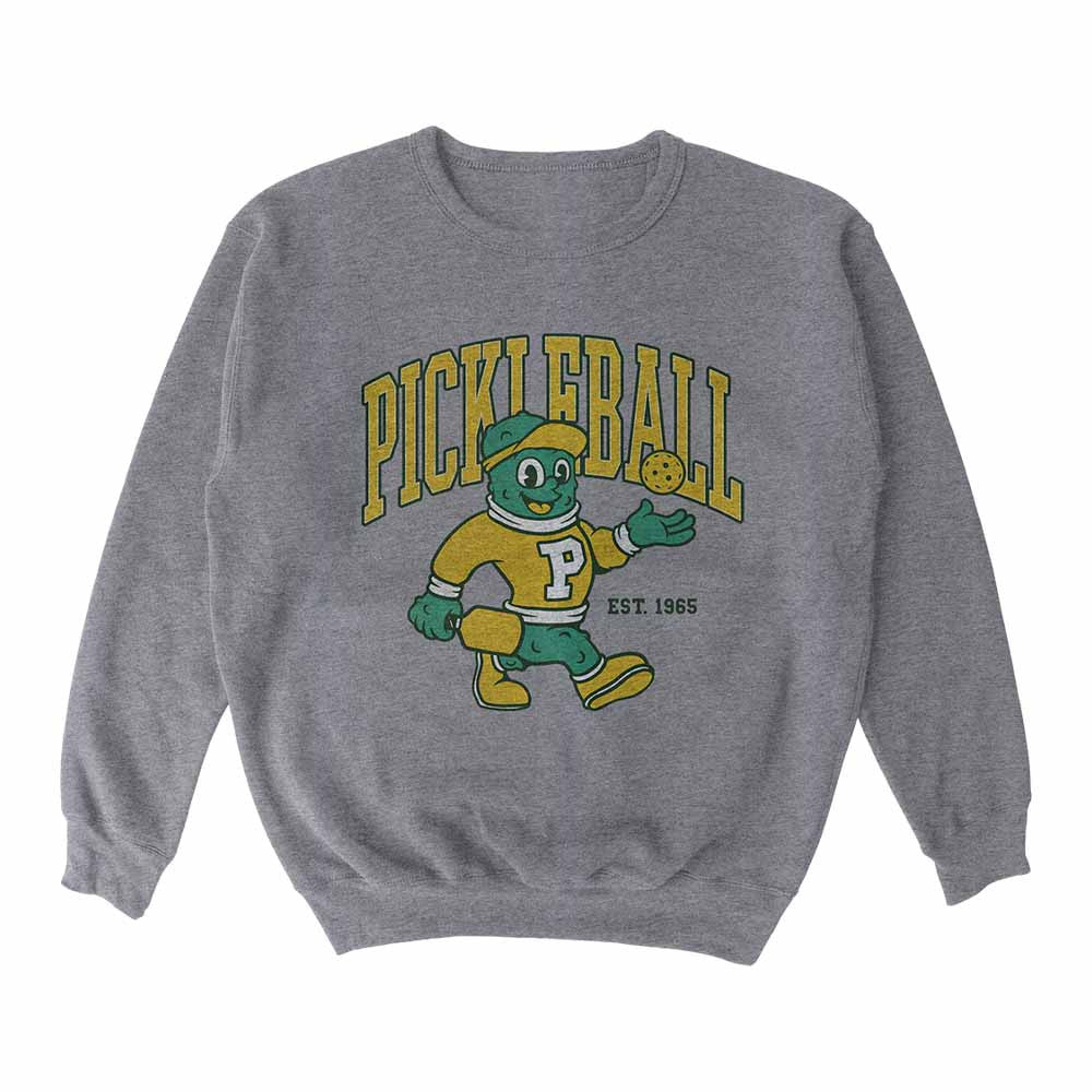 Wallflower Varsity Crewneck Sweatshirt - Unisex - Pickleball Sports Best Seller