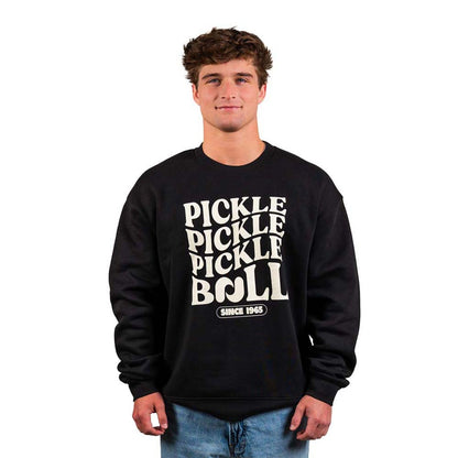Heritage Pickle Pickle Pickle-ball Crewneck Sweatshirt - Unisex - Pickleball Sports Premium
