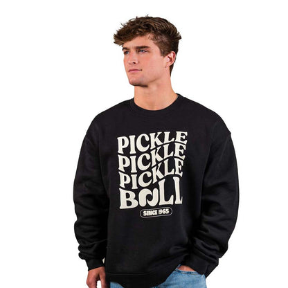Heritage Pickle Pickle Pickle-ball Crewneck Sweatshirt - Unisex - Pickleball Sports Premium