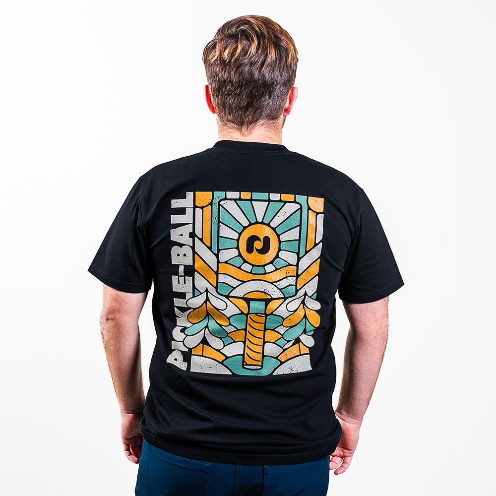 Heritage Pickle-ball Paddle T-Shirt - Unisex - Pickleball Sports Essential