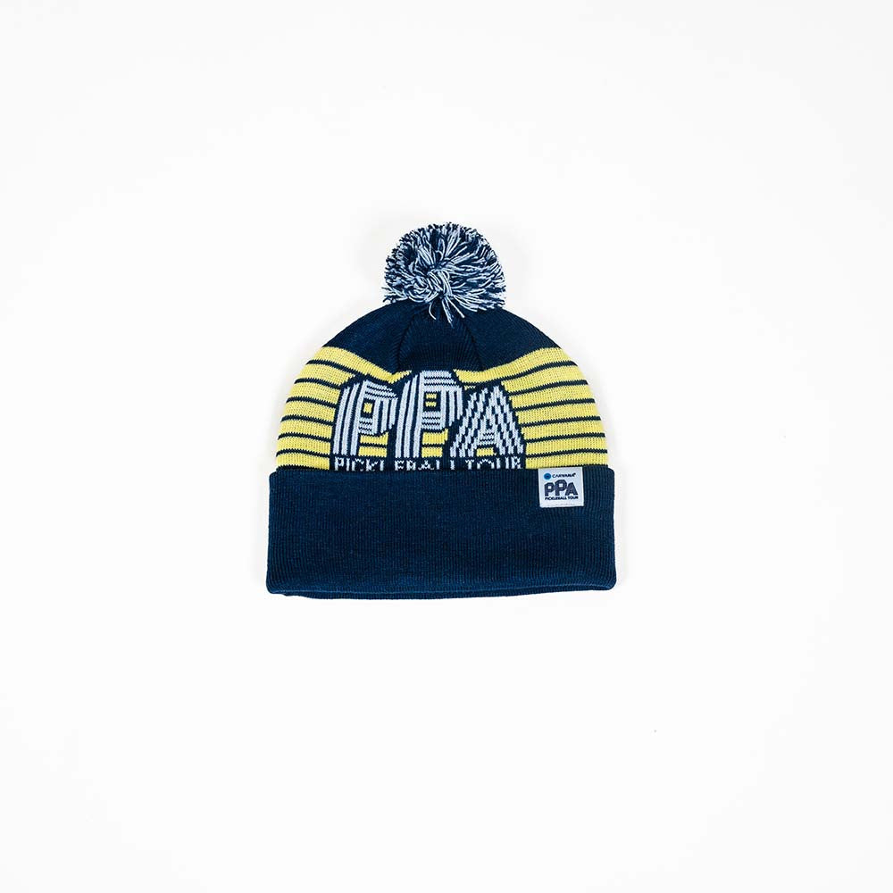PPa Jacquard Pom Beanie - Pickleball Sports Quality