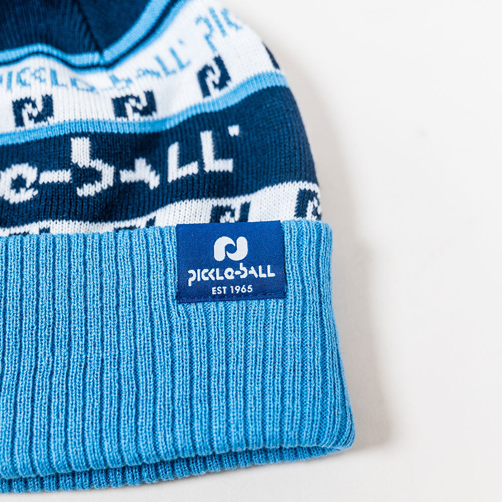 Heritage Pickle-ball Old School Pom Beanie - Pickleball Sports Featured