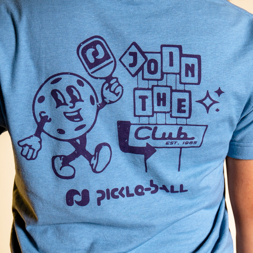 Heritage Pickle-ball Join The Club Retro Ball Tee - Pickleball Sports Discount