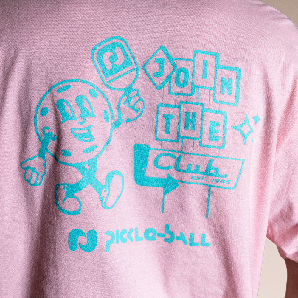 Heritage Pickle-ball Join The Club Retro Ball Tee - Pickleball Sports Discount