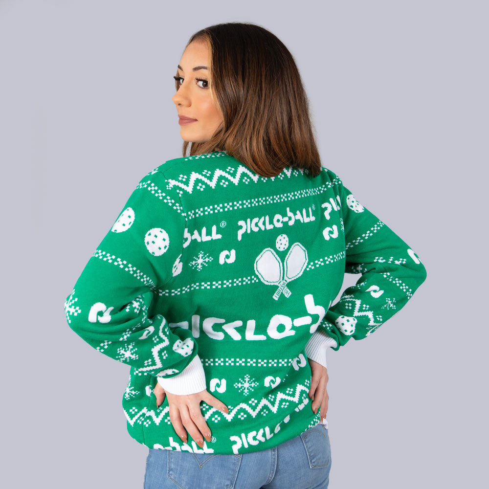 Heritage Pickle-ball Holiday Sweater - Pickleball Sports Classic