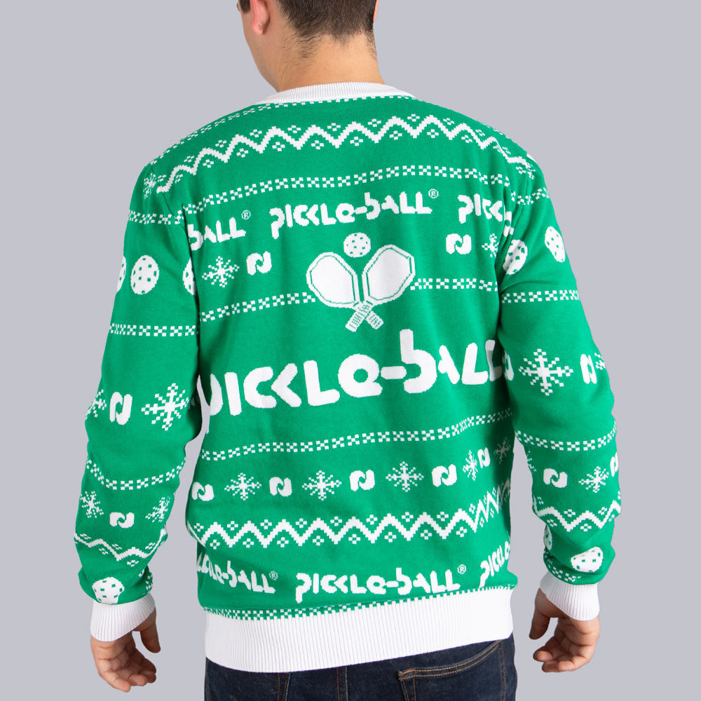 Heritage Pickle-ball Holiday Sweater - Pickleball Sports Classic