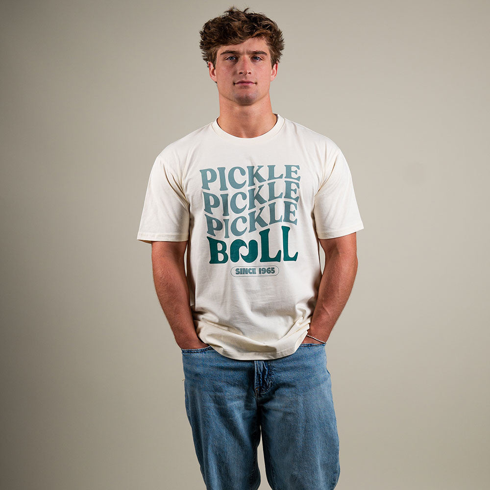 Heritage Pickle Pickle Pickle-Ball Tee - Unisex - Pickleball Sports Discount