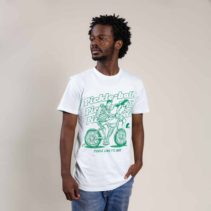 Heritage Pickle-ball Bike Tee - Unisex - Pickleball Sports Premium