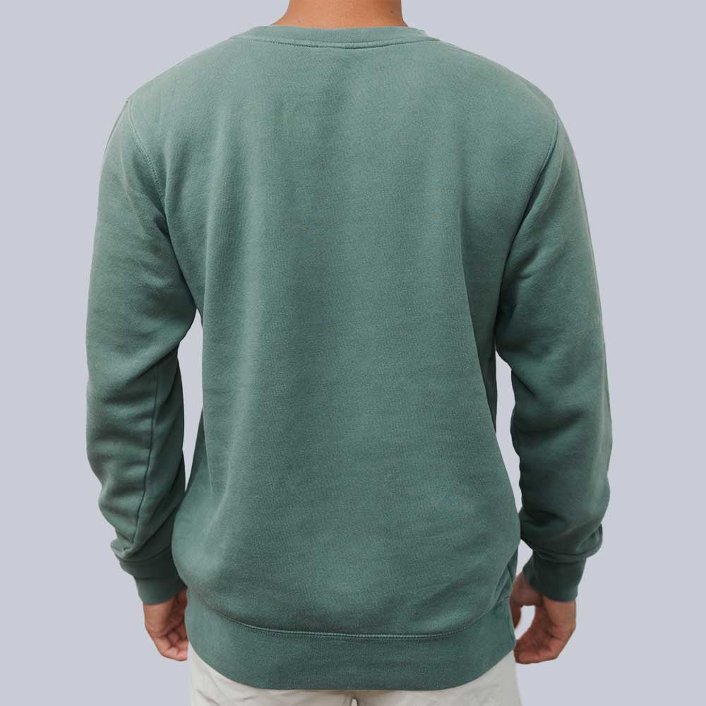 Heritage Pickle-ball Embroidered Cursive Crew Neck Sweatshirt - Pickleball Sports Best Seller