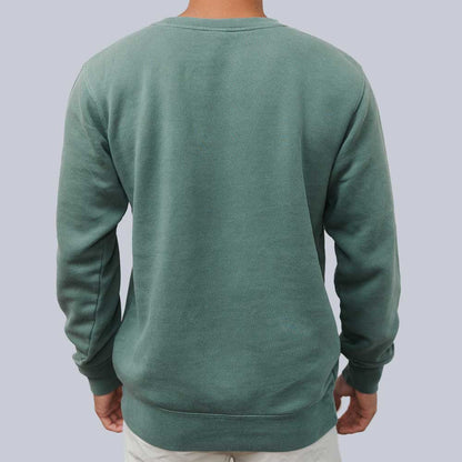 Heritage Pickle-ball Embroidered Cursive Crew Neck Sweatshirt - Pickleball Sports Best Seller