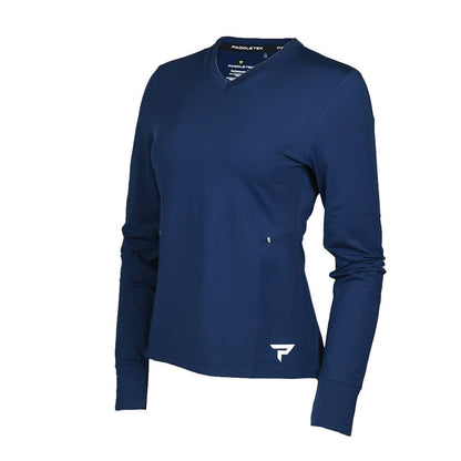 Paddletek Long Sleeve V-Neck Tee - Pickleball Sports Best Seller
