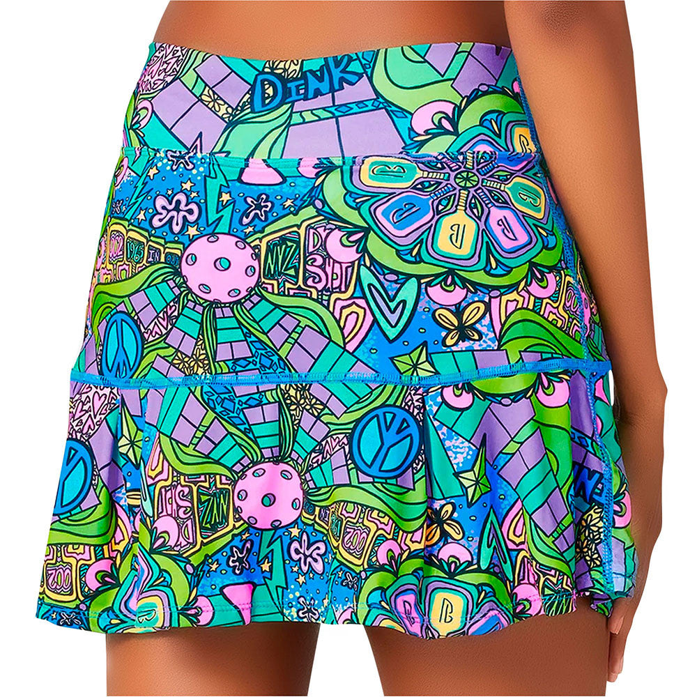 Pickleball Bella Groovy Drop Pleat Skort - Pickleball Sports Classic