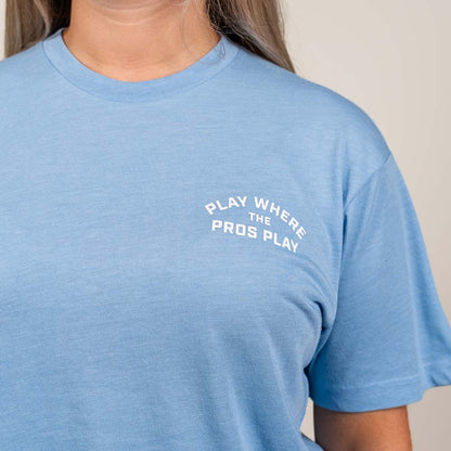 PPa 'Where Pros Play' Comfy T-Shirt - Unisex - Pickleball Sports Special Offer