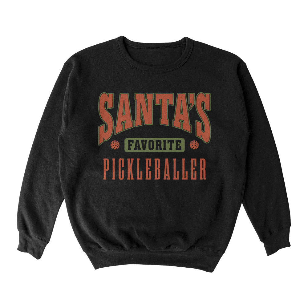 Wallflower Santa Favorite Crewneck Sweatshirt - Unisex - Pickleball Sports Discount