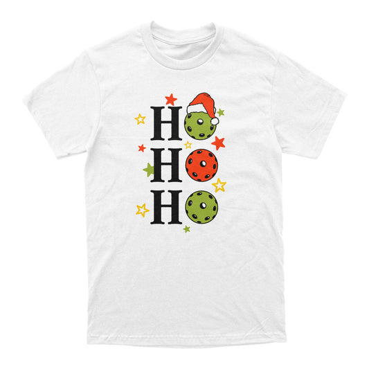 Wallflower Ho Ho Ho PB T-Shirt - Unisex - Pickleball Sports Customer Favorite
