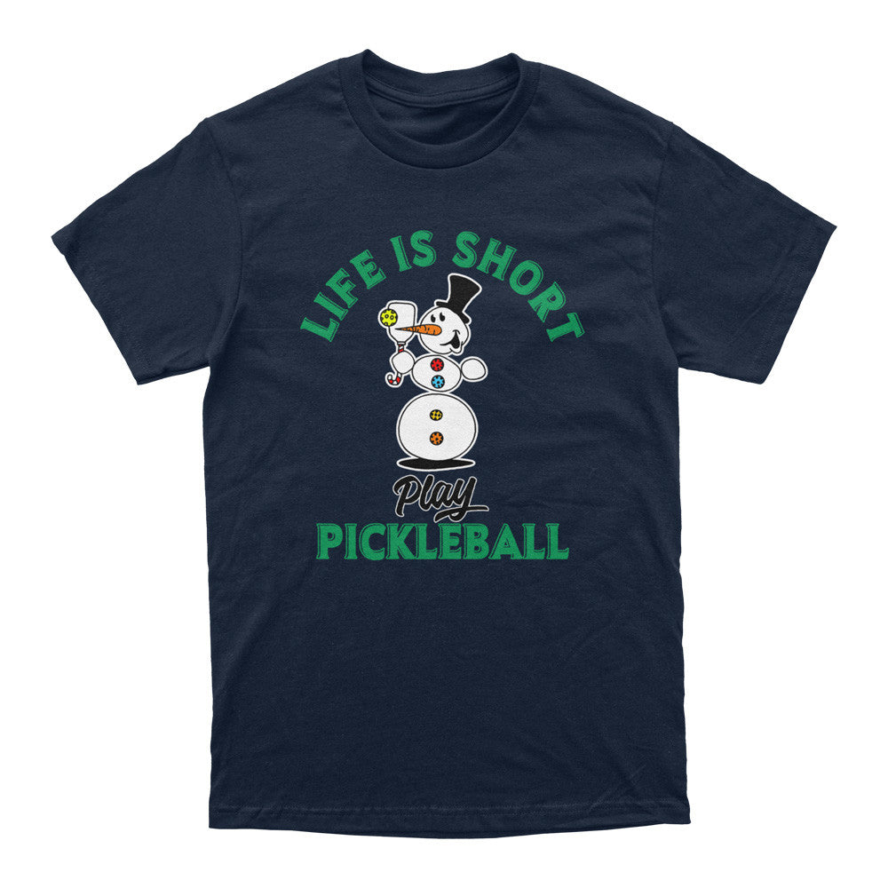 Wallflower Life is Short Melted Snowman T-Shirt - Unisex - Pickleball Sports Latest