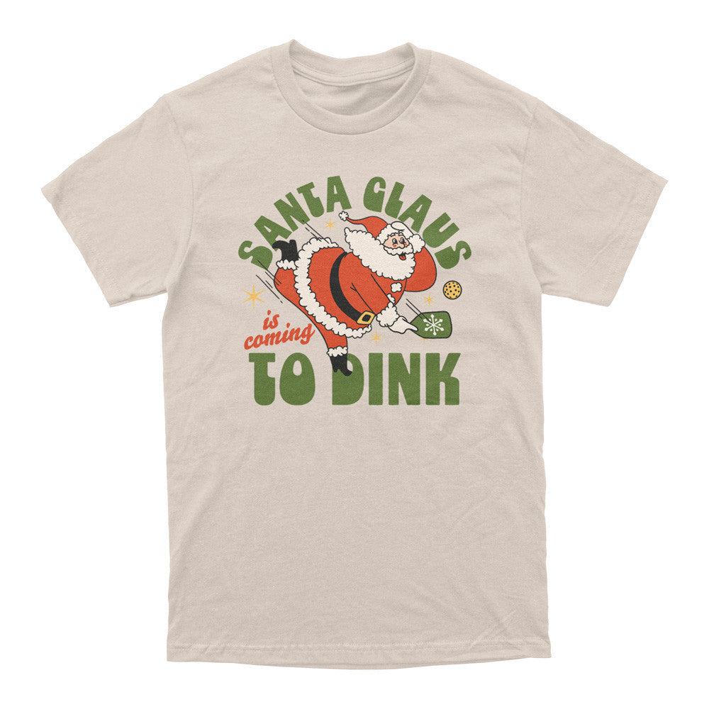 Wallflower Santa Clause Dink T-Shirt - Unisex - Pickleball Sports Recommended