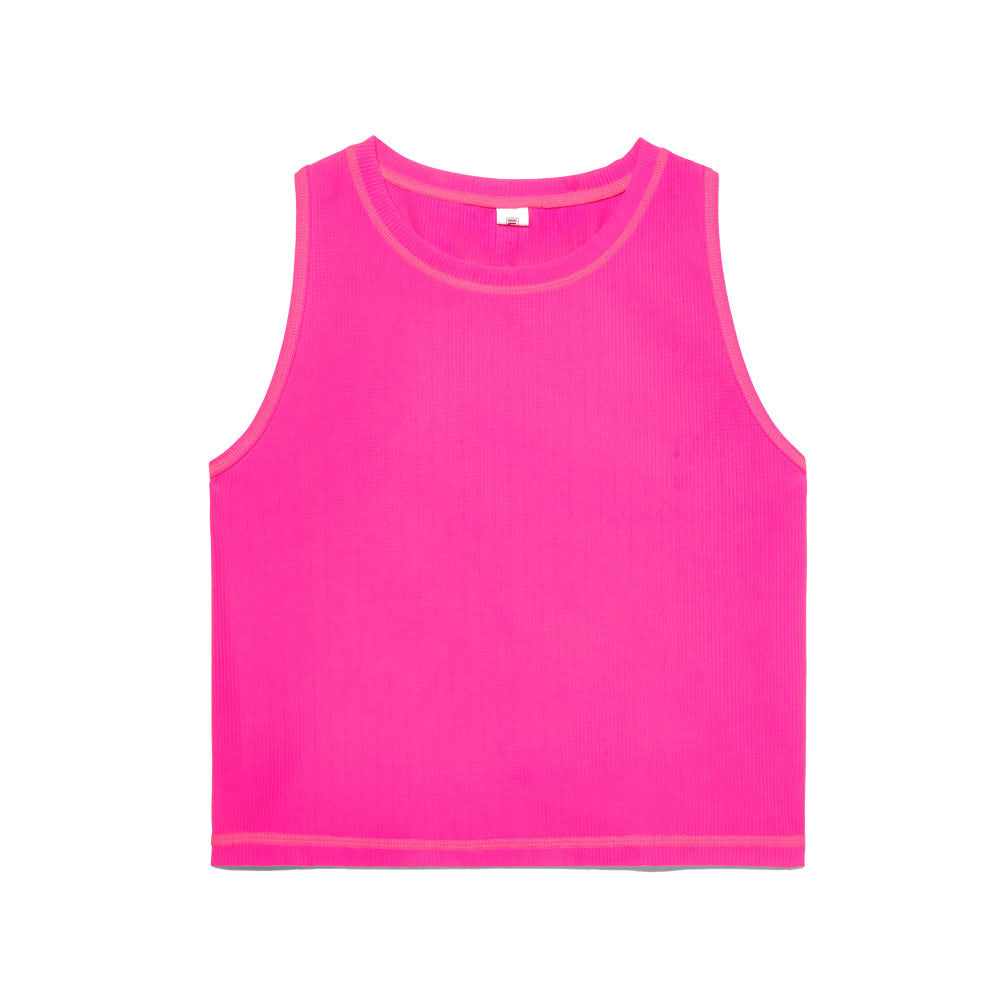 FILA FI-LUX Ribbed Crop Top - Pickleball Sports Classic
