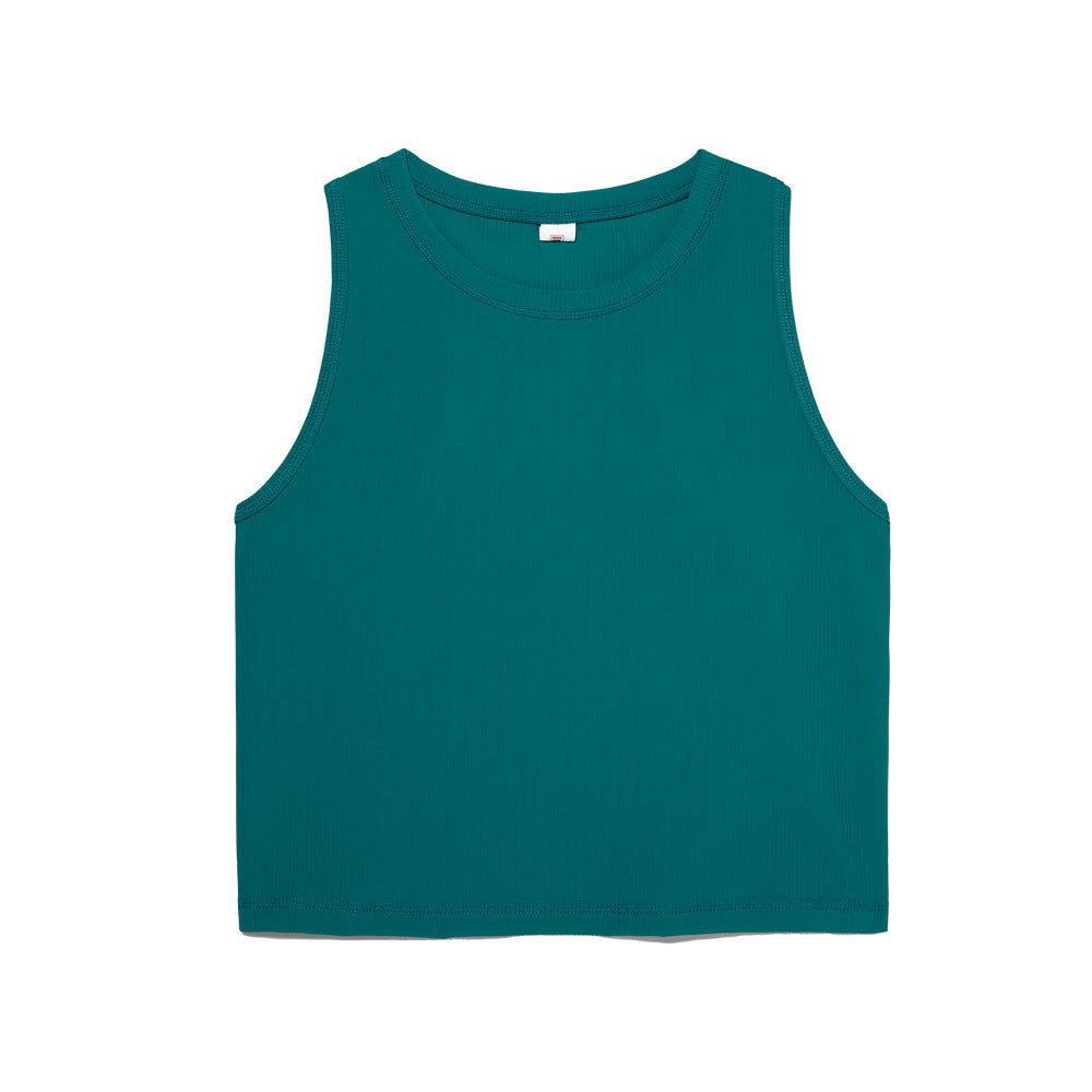 FILA FI-LUX Ribbed Crop Top - Pickleball Sports Classic